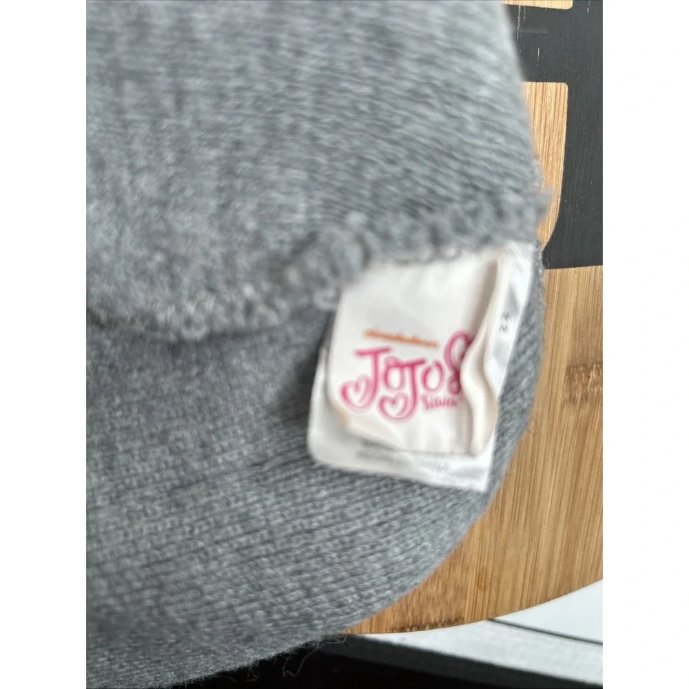 Nickelodeon JoJo Siwa Gray & Pink Winter Hat 